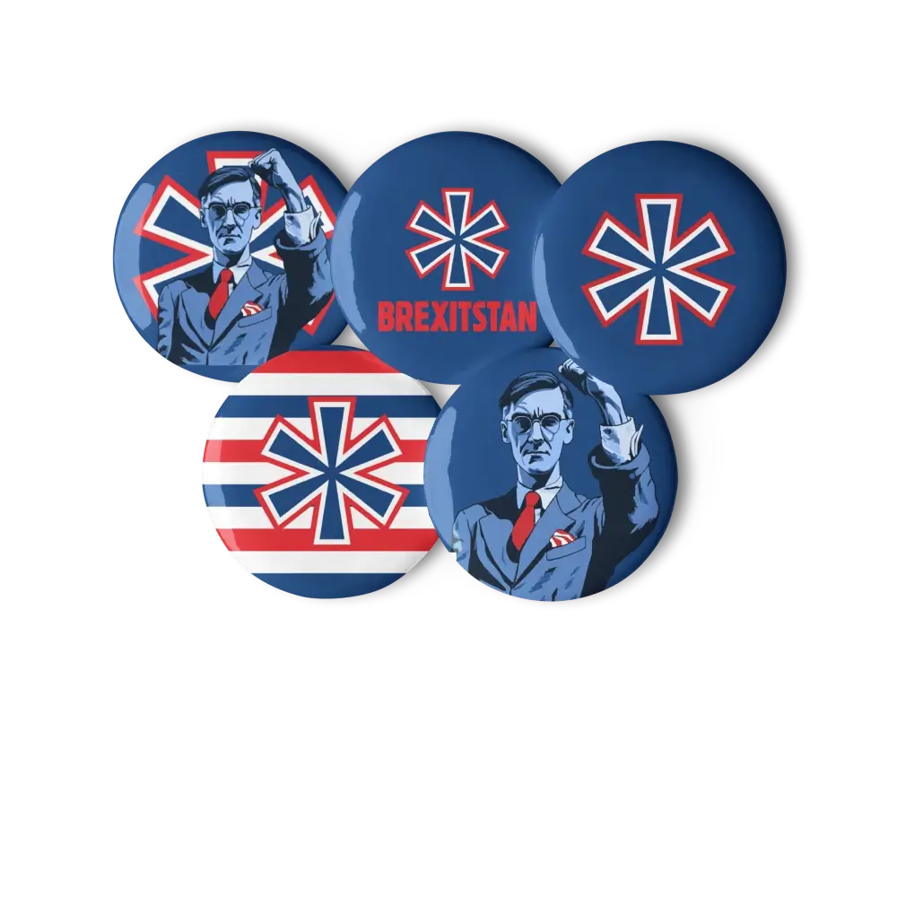 Brexitstan pin set blue